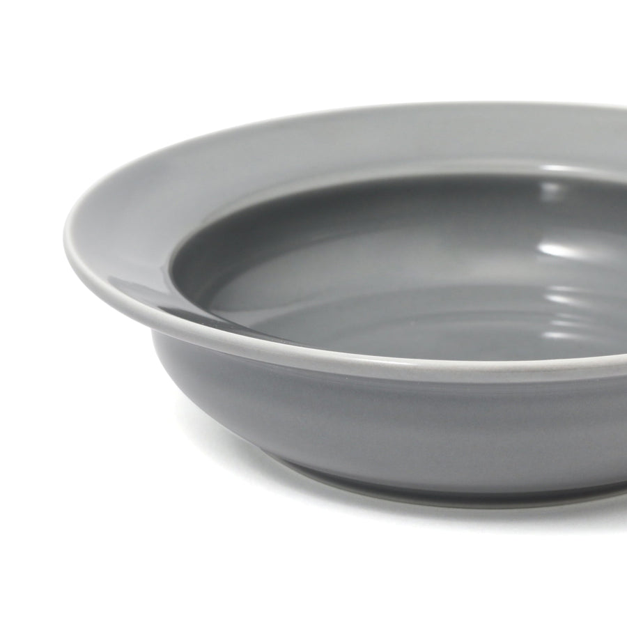 Minoyaki Easy-to-scoop Bowl, Medium, Gray