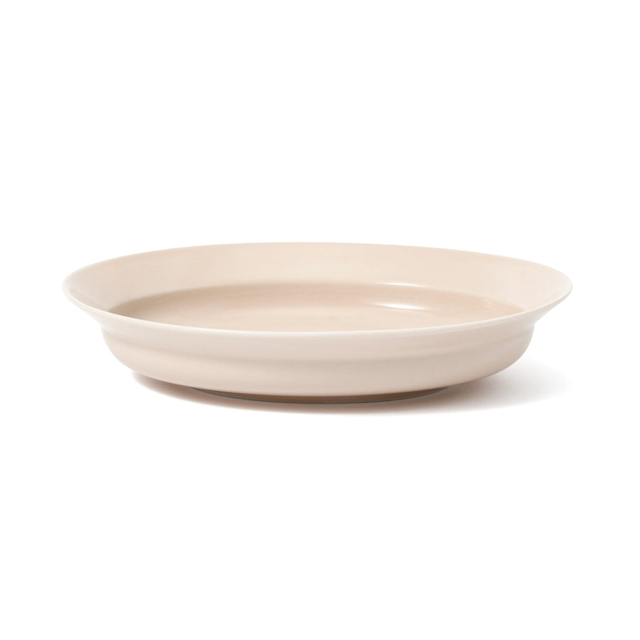 Minoyaki Easy-to-scoop Oval Plate, Pink