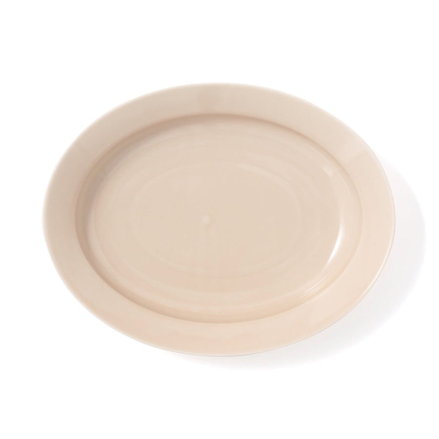 Minoyaki Easy-to-scoop Oval Plate, Pink