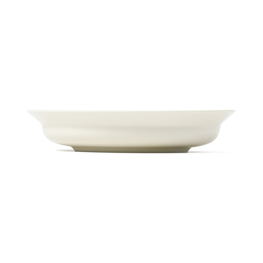 Minoyaki Easy-to-scoop Oval Plate, Ivory