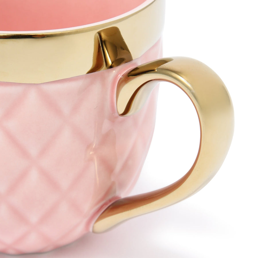 Matelasse Mug Pink