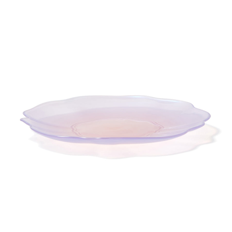 Gradation Opal Glass Plate M Purple x Pink