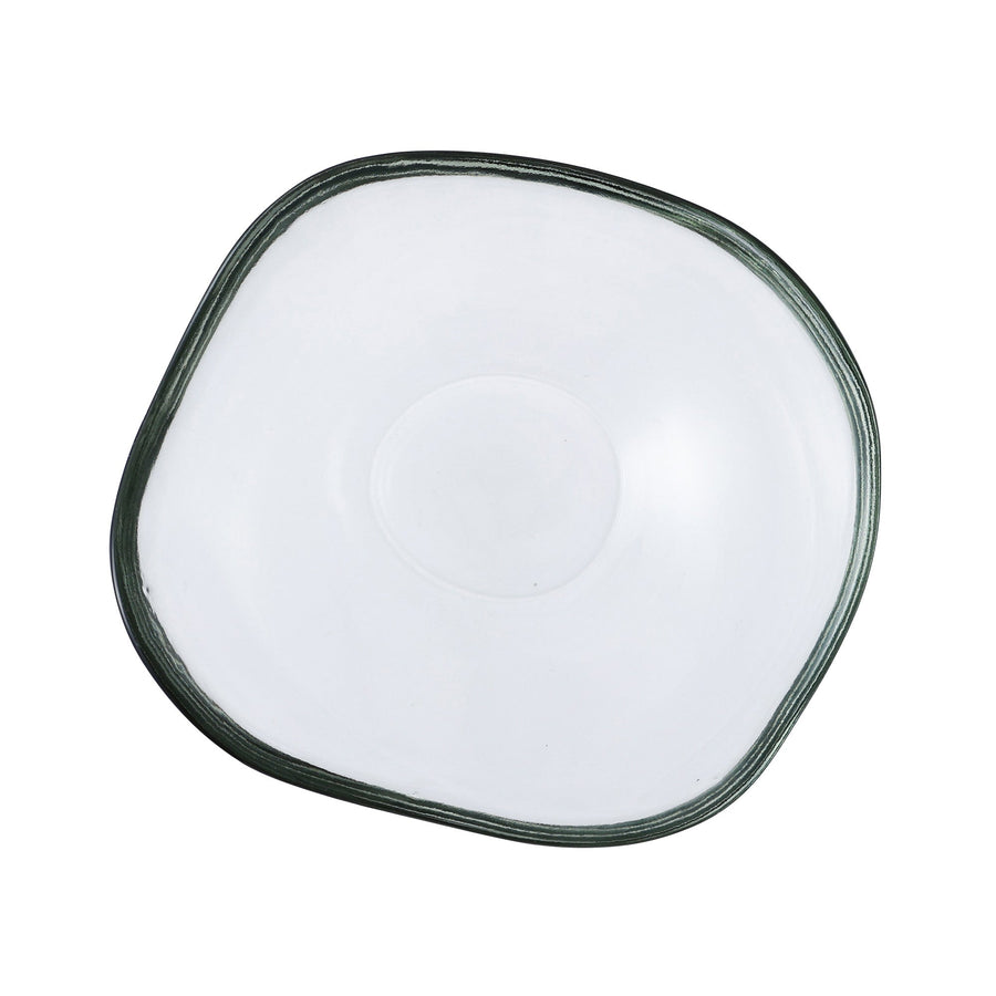 ウェーブレット ガラスボウル M グリーン