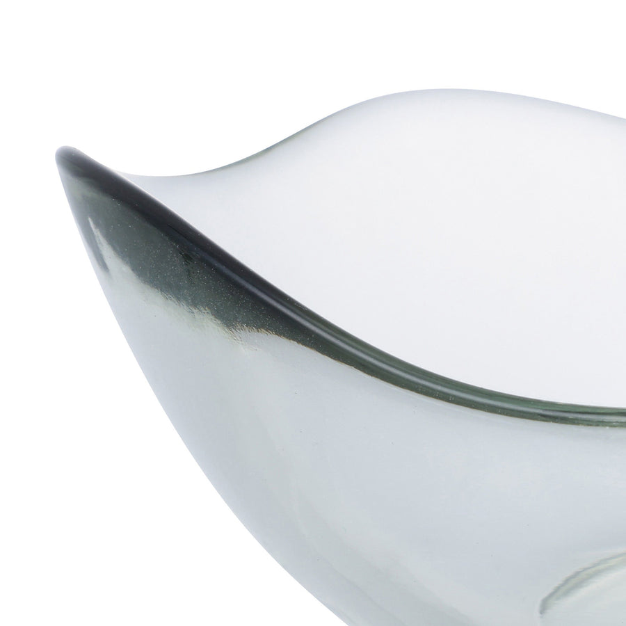 ウェーブレット ガラスボウル M グリーン