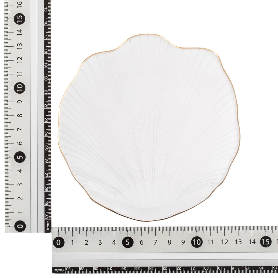 シェルガラスウェア S ホワイト