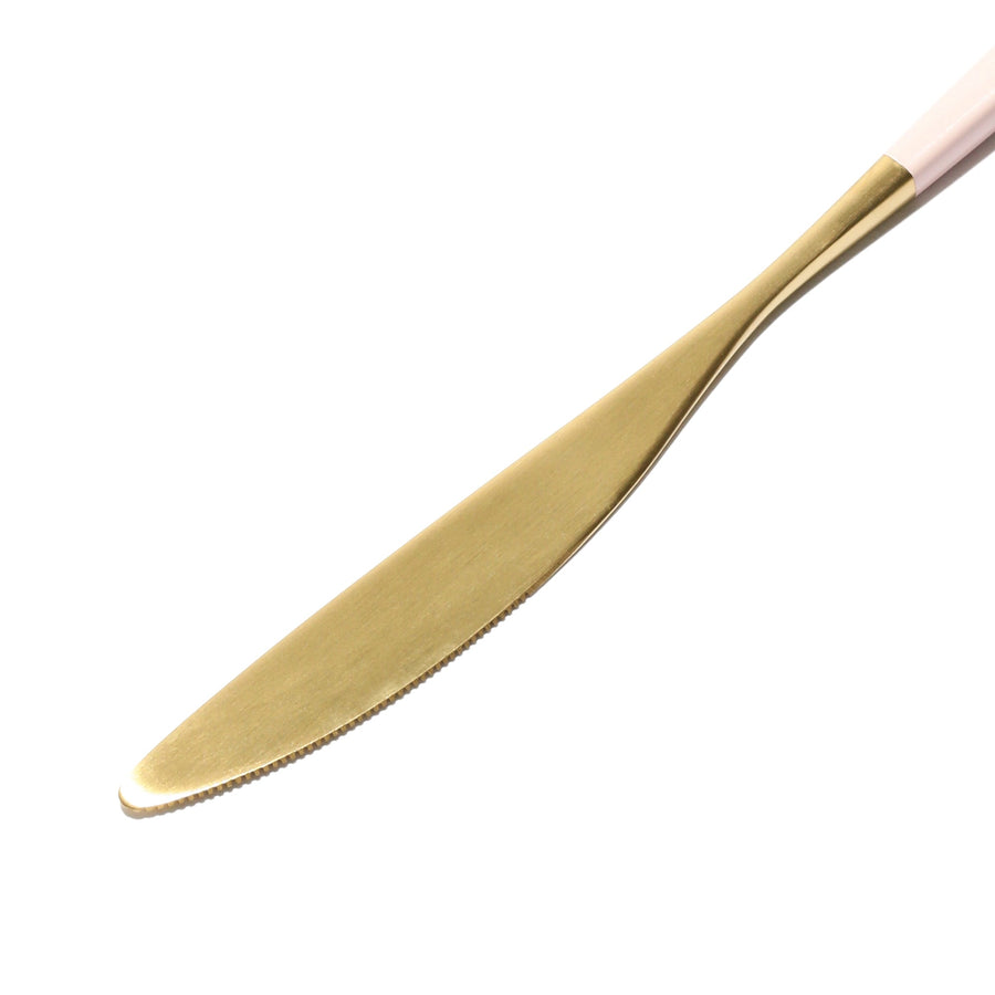 Vere Dinner Knife Gold x Pink