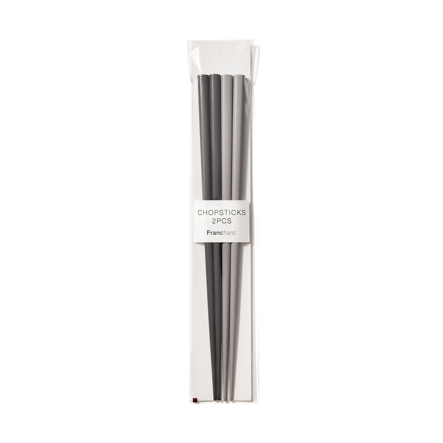 Dishwasher safe CHOPSTICKS set, dark grey (set of 2)