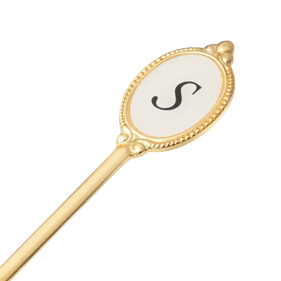 Alphabet Teaspoon S Gold