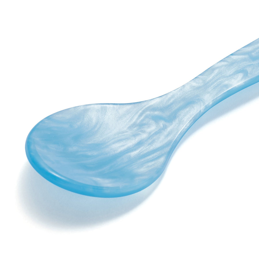 Color Marble Dessert Spoon Blue