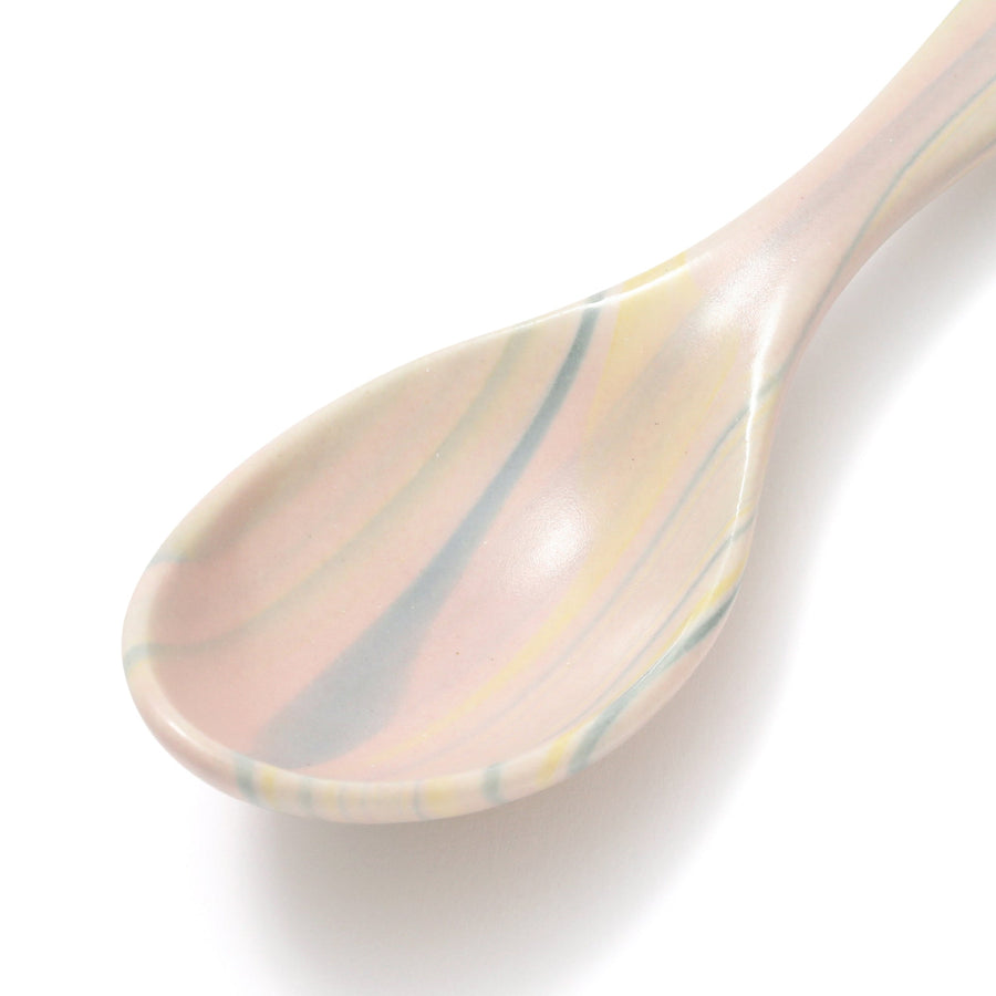 マーブル スプーン ピンク