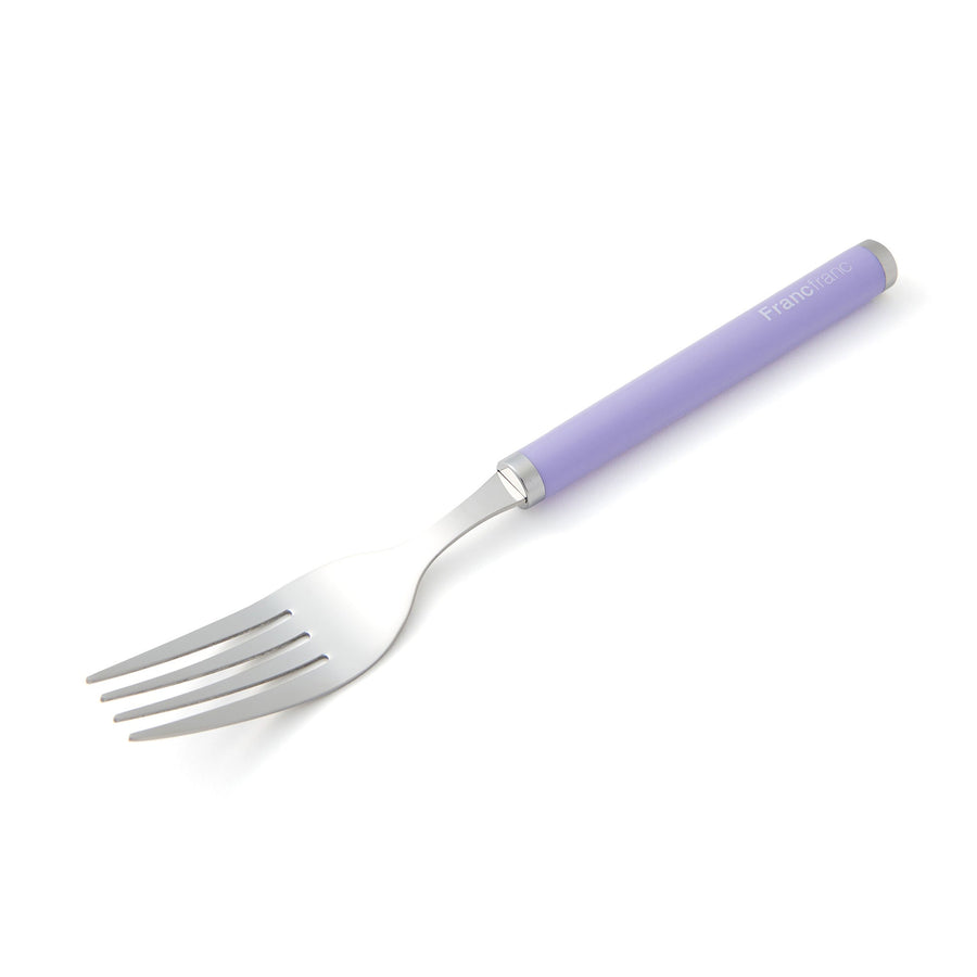 カトラリー 4本セット ロゴ パープル