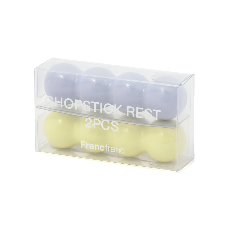 箸置き 2個セット ポンポン パープル