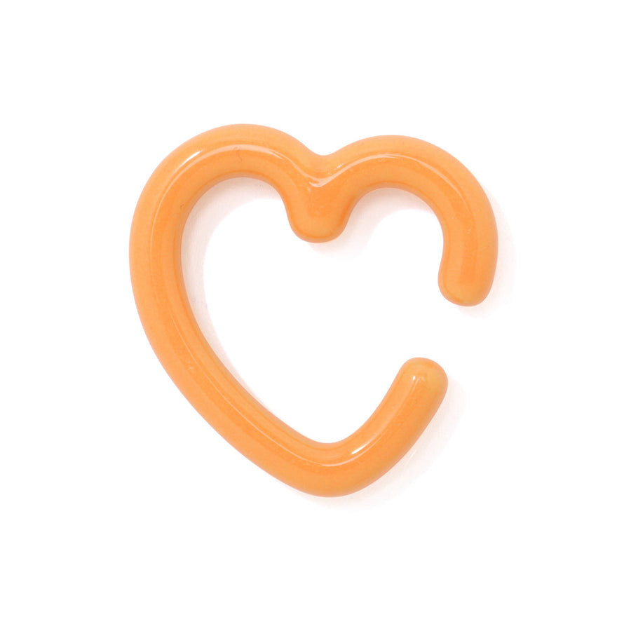 ハート箸置き オレンジ