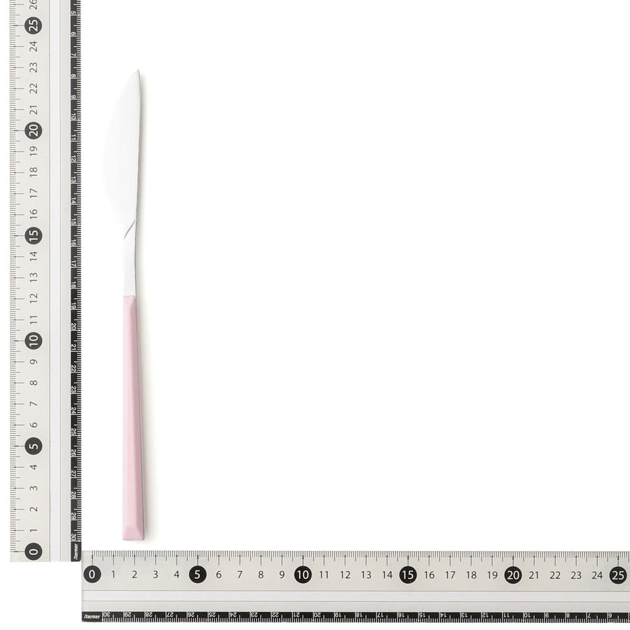 カラーハンドル ディナーナイフ ピンク