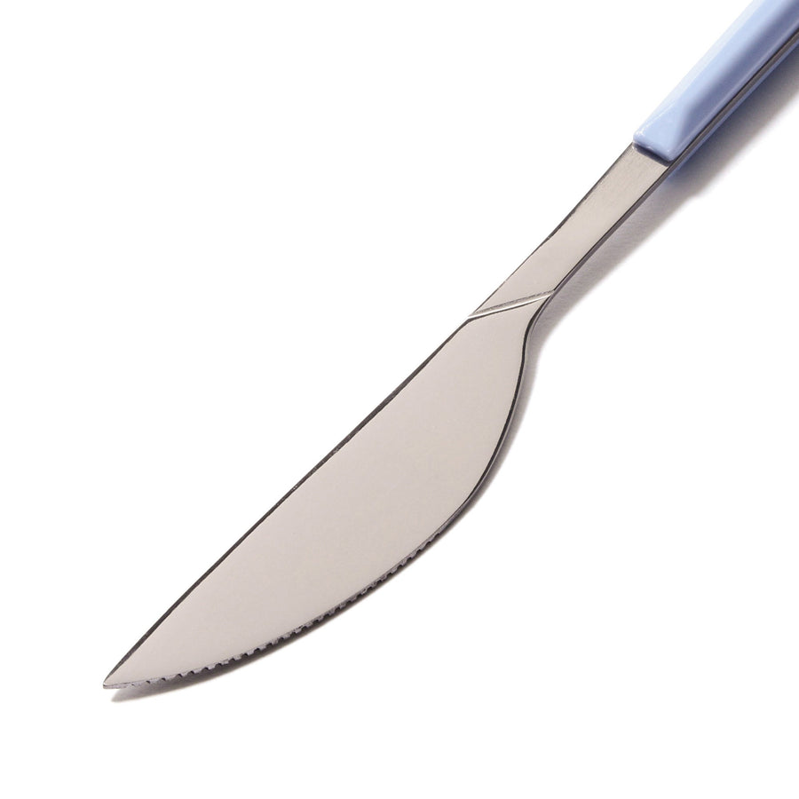 カラーハンドル ディナーナイフ ブルー