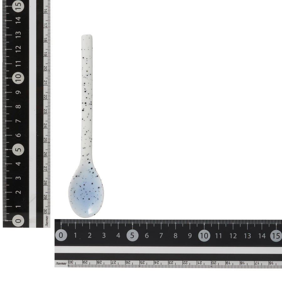 スプラッター デザートスプーン ブルー