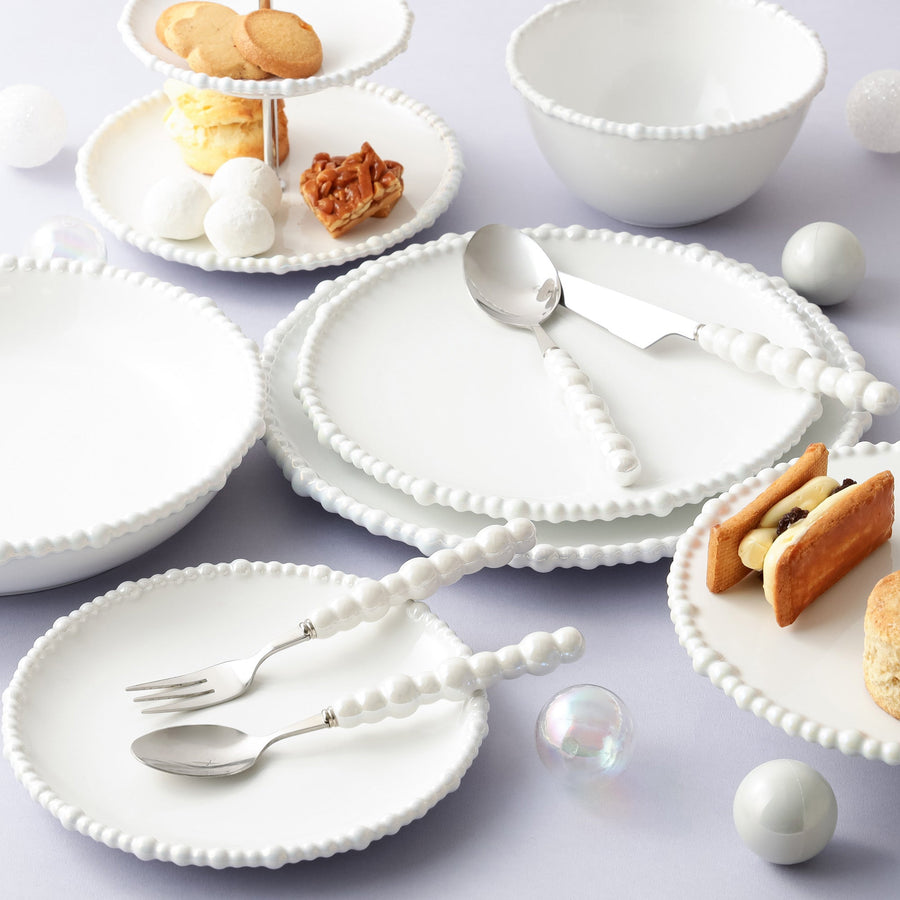 パール ディナーフォーク ホワイト