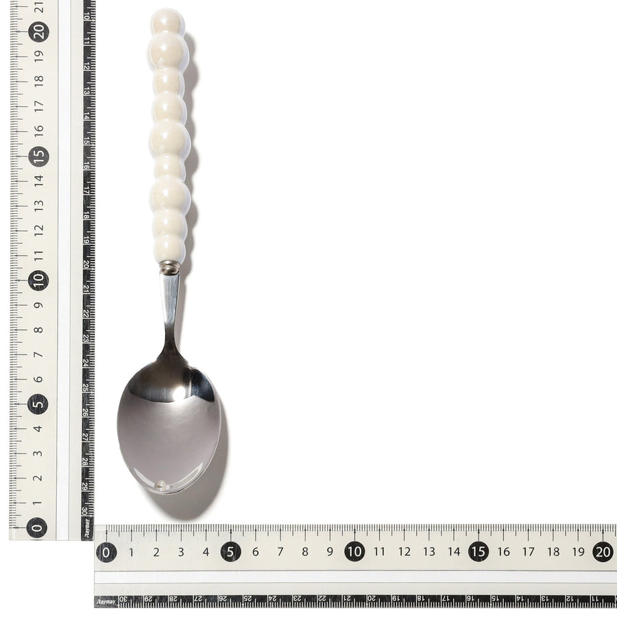 パール ディナースプーン ホワイト