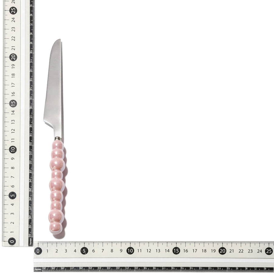 パール ディナーナイフ ピンク