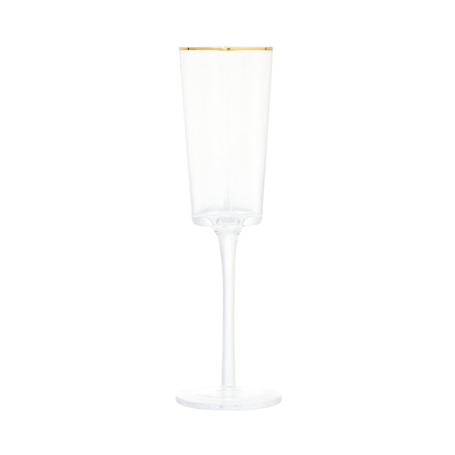 Heart champagne glass