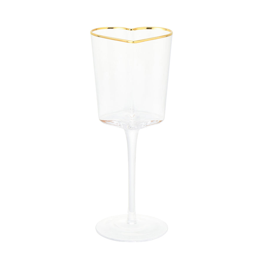 Heart Wine Glass