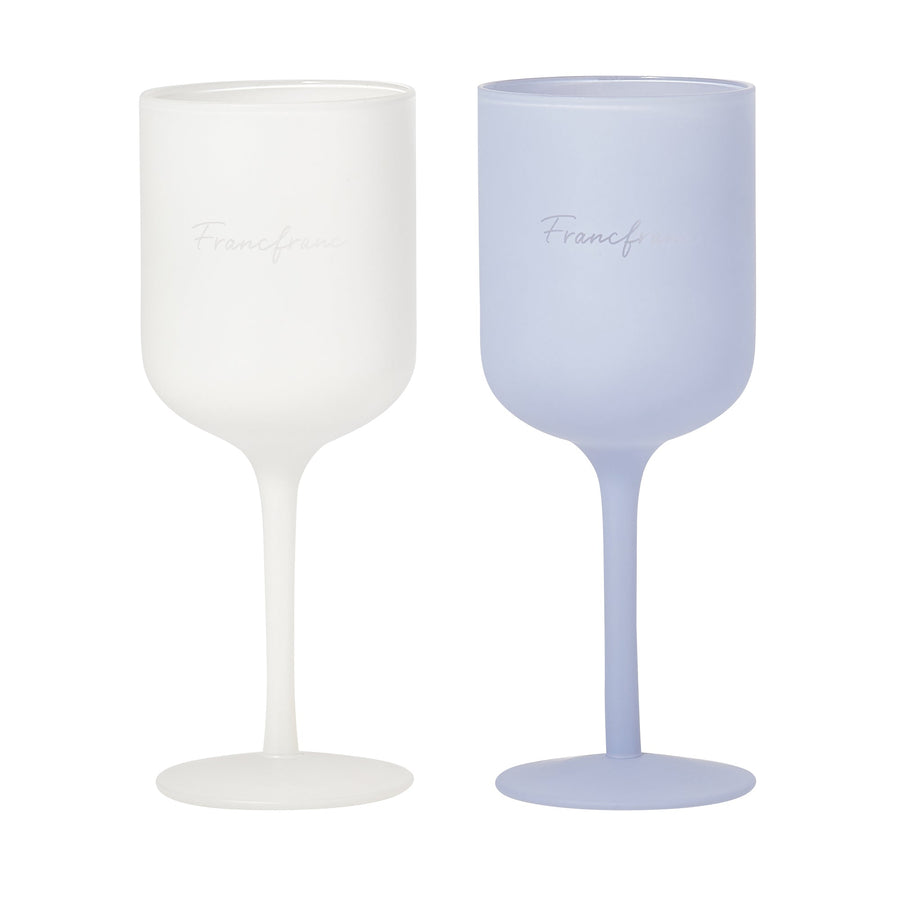 GS Pair of Wine Glasses NATURAL