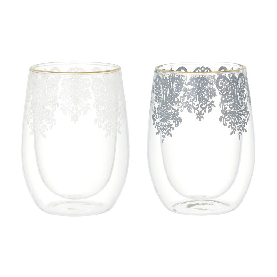 Arabesque double wall glass (set of 2)