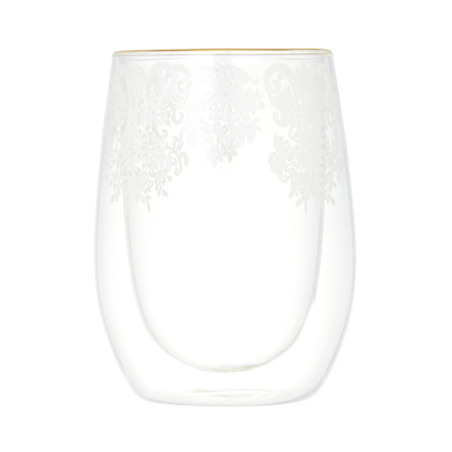 Arabesque double wall glass (set of 2)