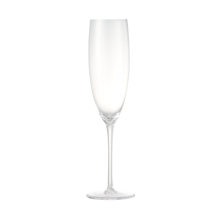 Clear champagne glasses (set of 2)