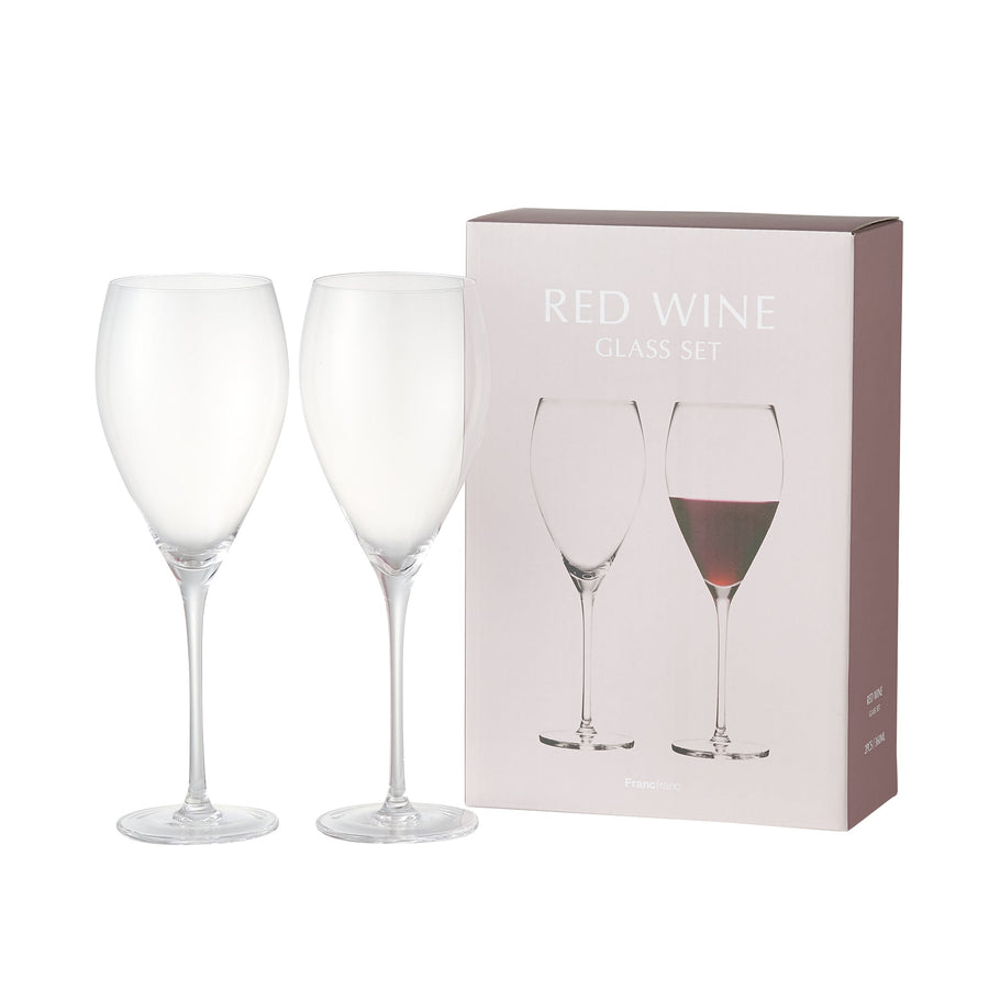 Clear Red Wine Glasses (Set of 2)