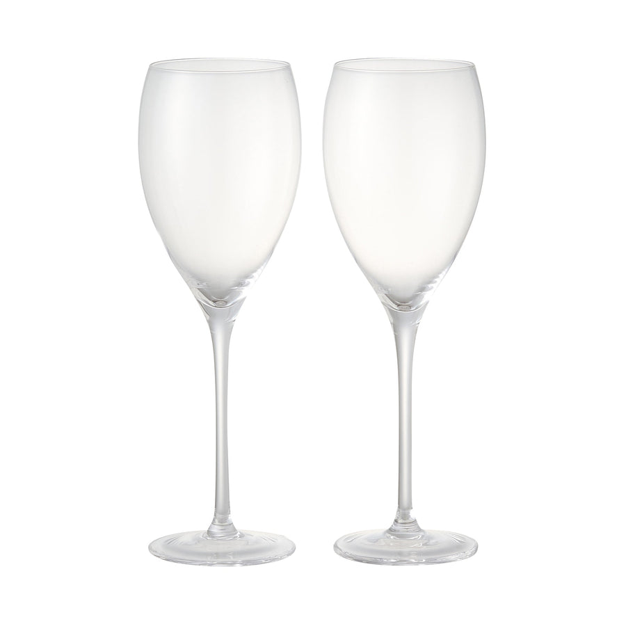 Clear White Wine Glasses (Set of 2)