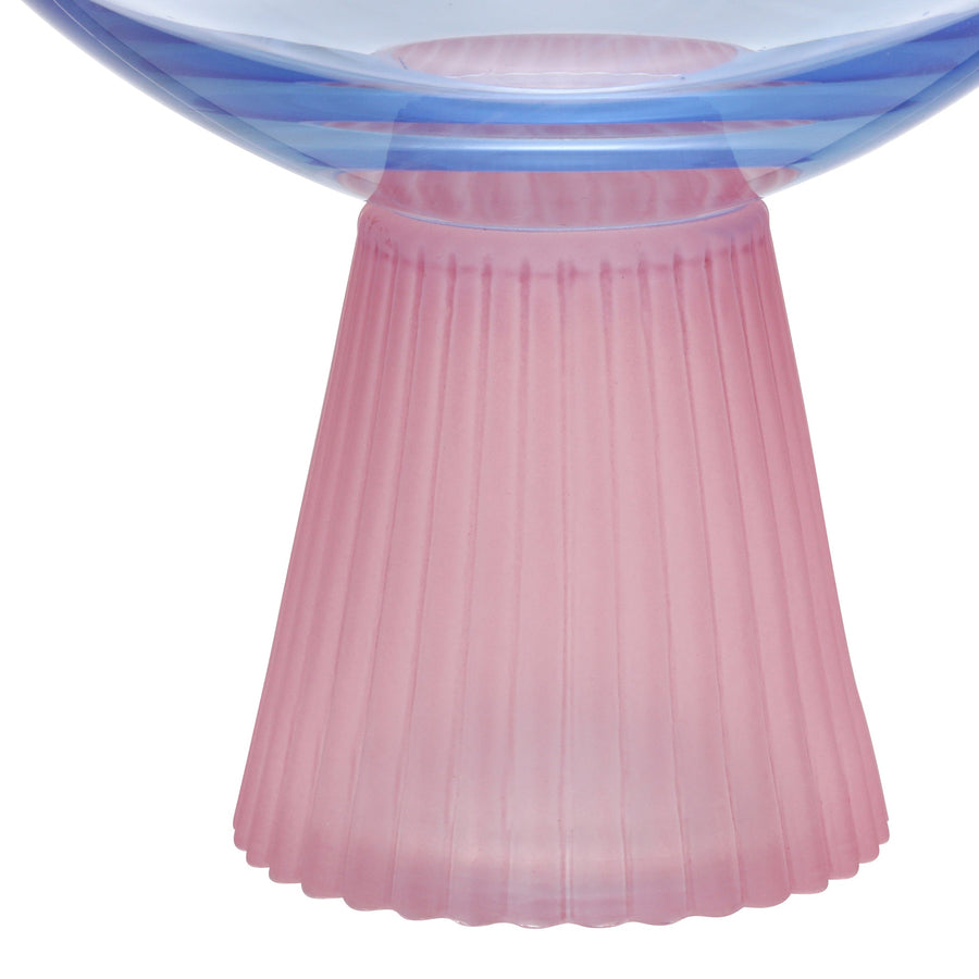 Bicolor Dessert Glass Blue x Pink