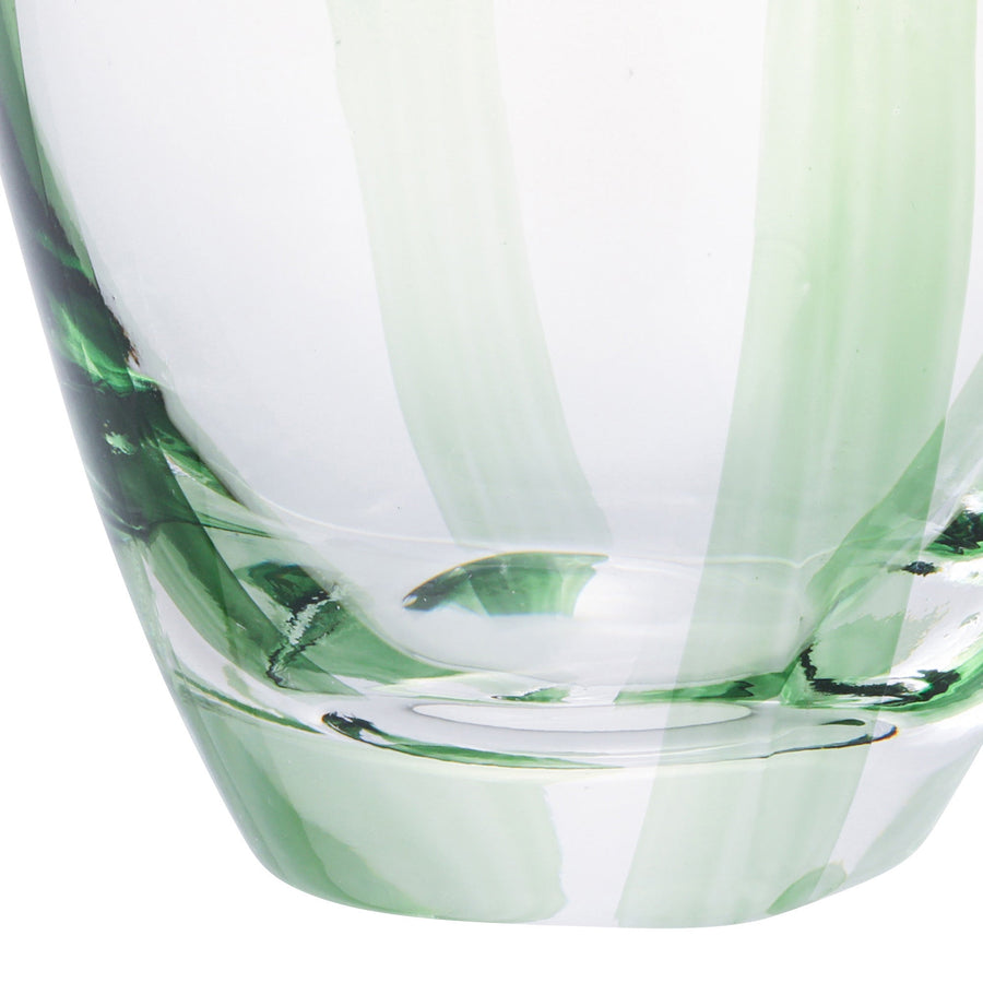 ハンドペイント ストライプタンブラー グリーン