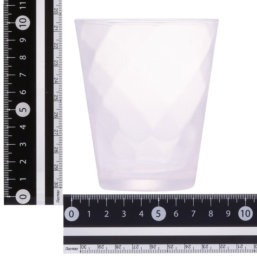 ツイスト ガラスタンブラー ピンク