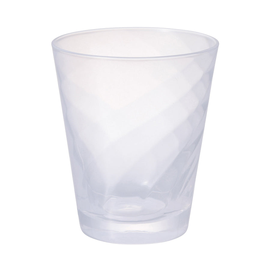 ツイスト ガラスタンブラー ホワイト