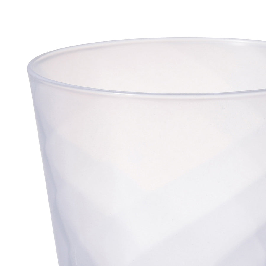 ツイスト ガラスタンブラー ホワイト