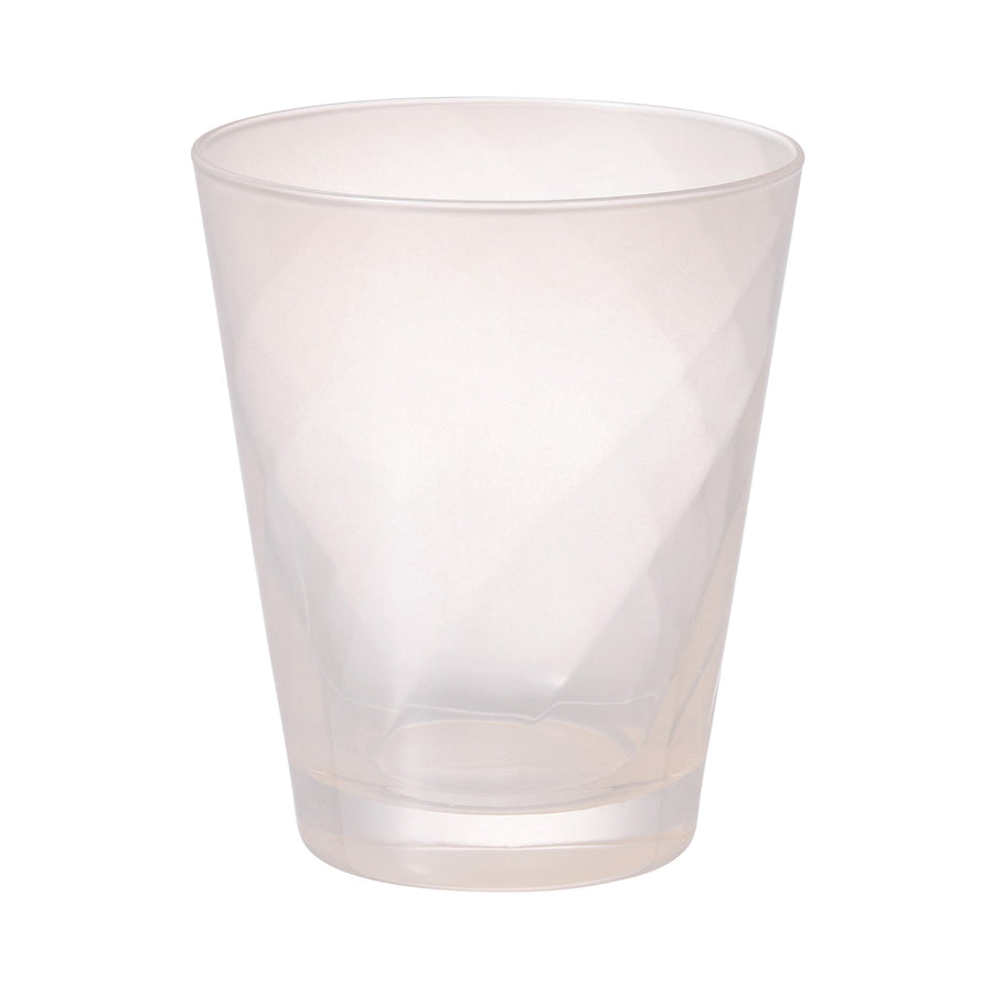 ツイスト ガラスタンブラー オレンジ