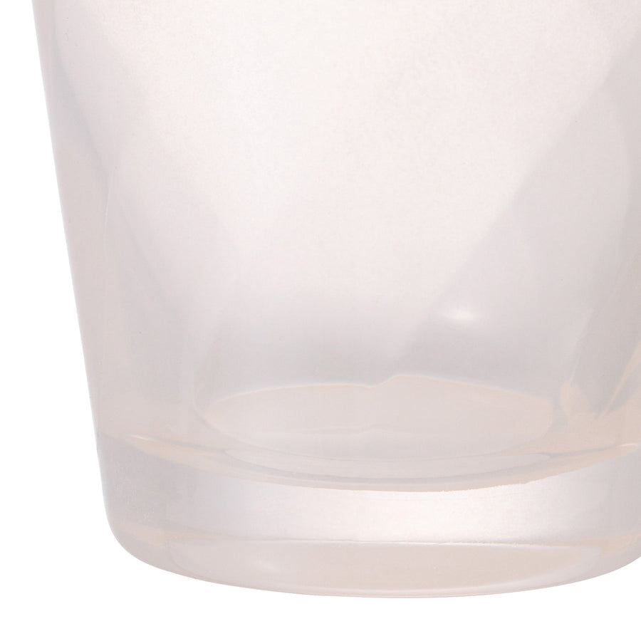 ツイスト ガラスタンブラー オレンジ