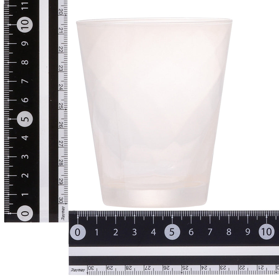 ツイスト ガラスタンブラー オレンジ