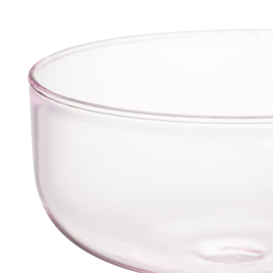 バイカラー バブル デザートグラス ピンク×ホワイト