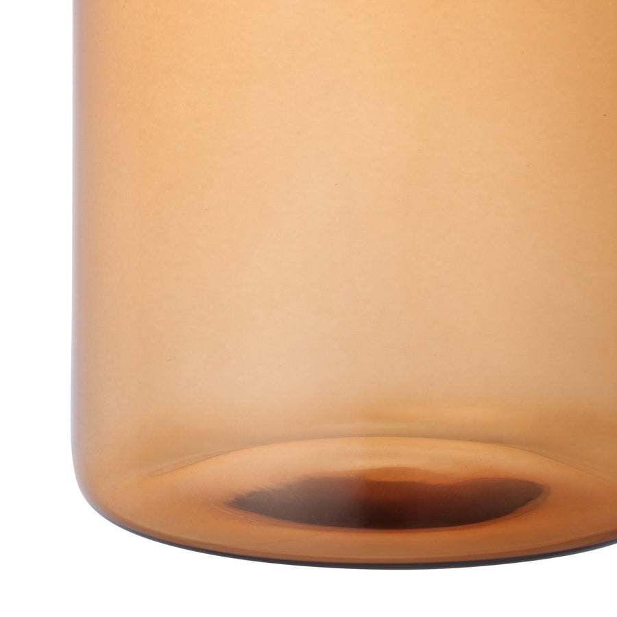 カラーガラス タンブラー ブラウン