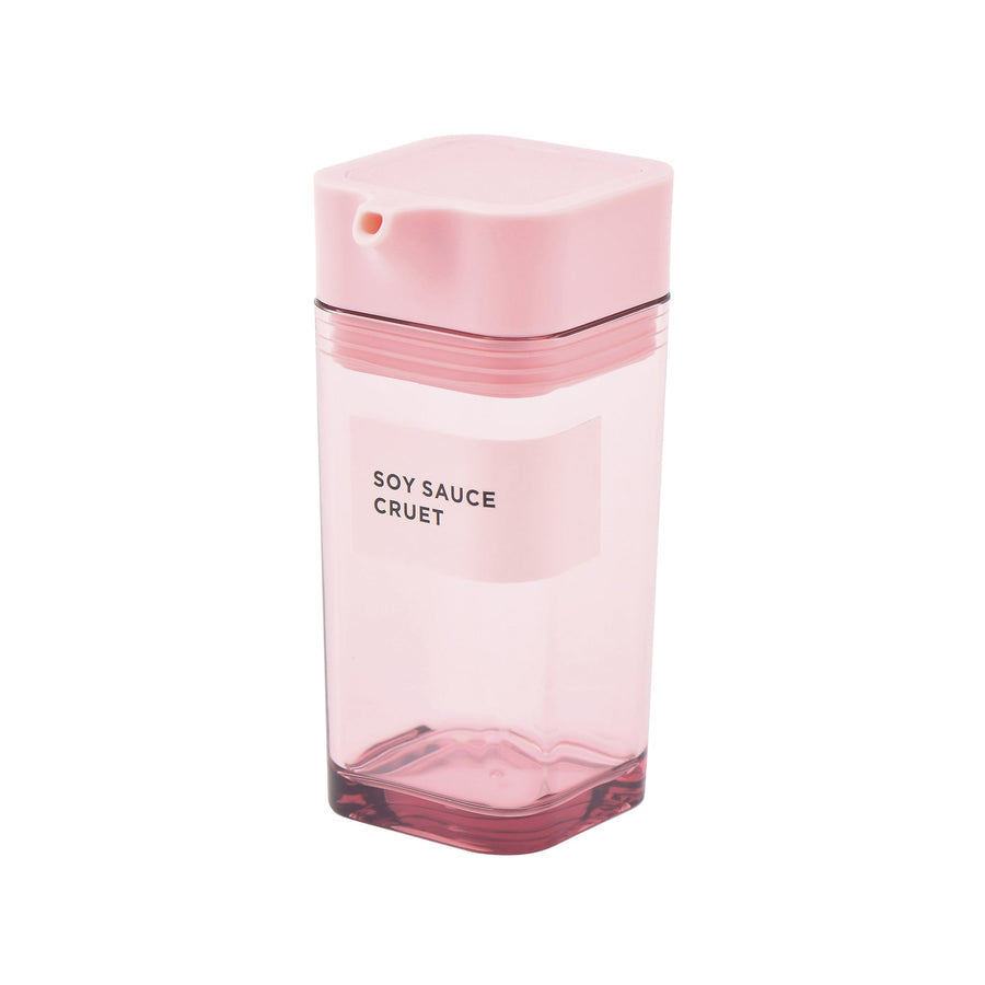 Push-type soy sauce dispenser, pink