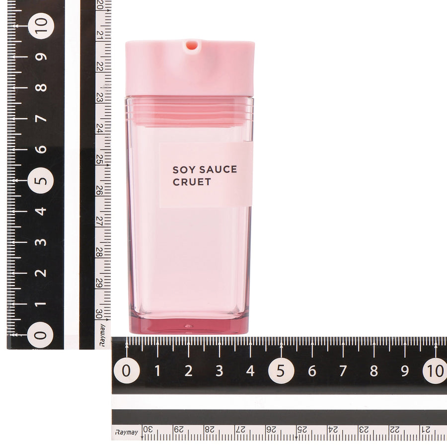 Push-type soy sauce dispenser, pink