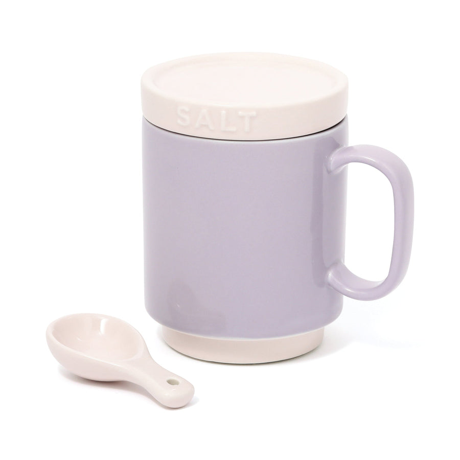 バイカラー マグキャニスター ソルト パープル×アイボリー