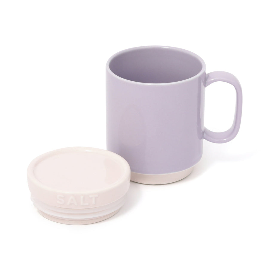 バイカラー マグキャニスター ソルト パープル×アイボリー