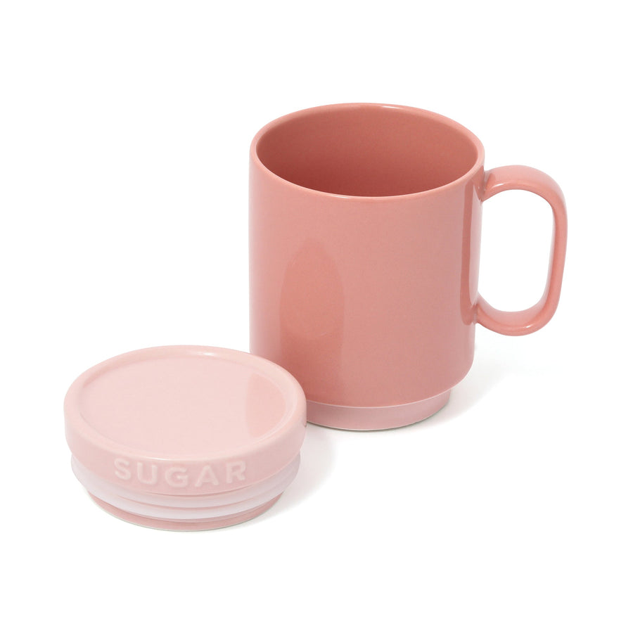 バイカラー マグキャニスター シュガー ピンク