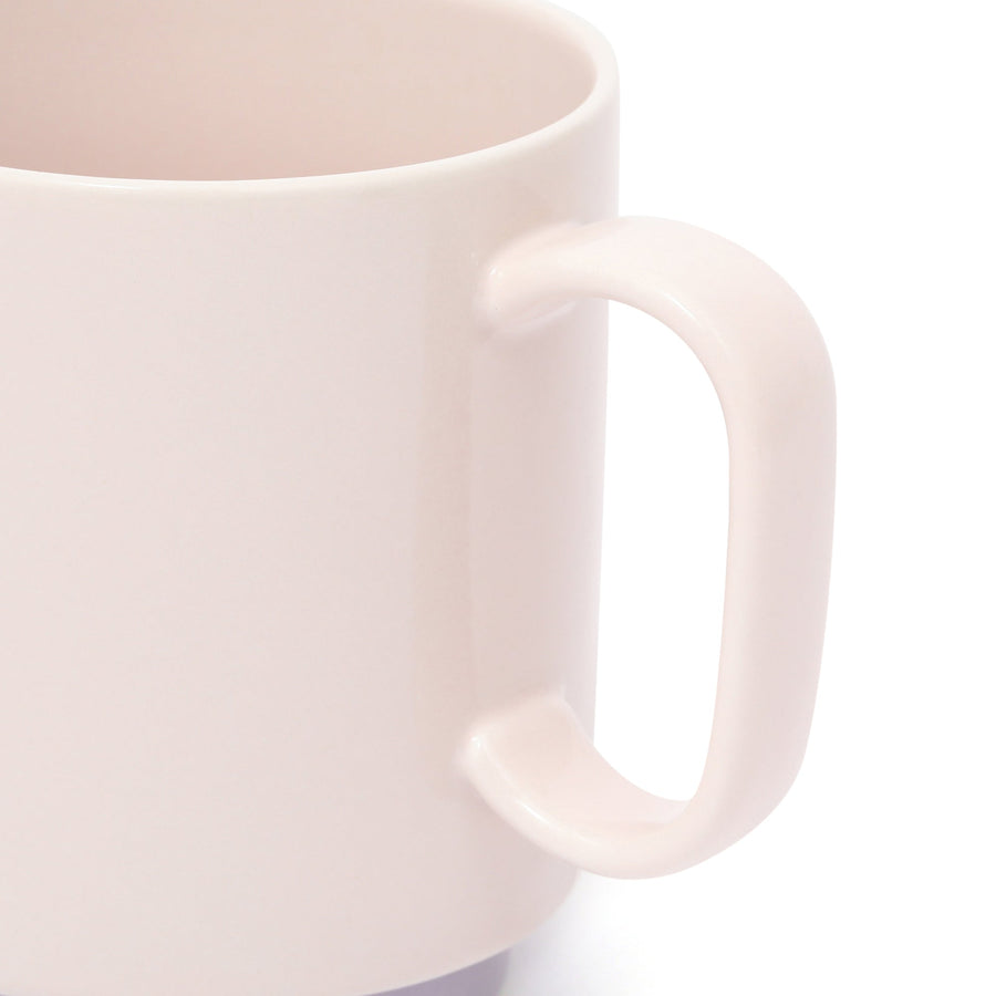 バイカラー マグキャニスター シュガー パープル×アイボリー