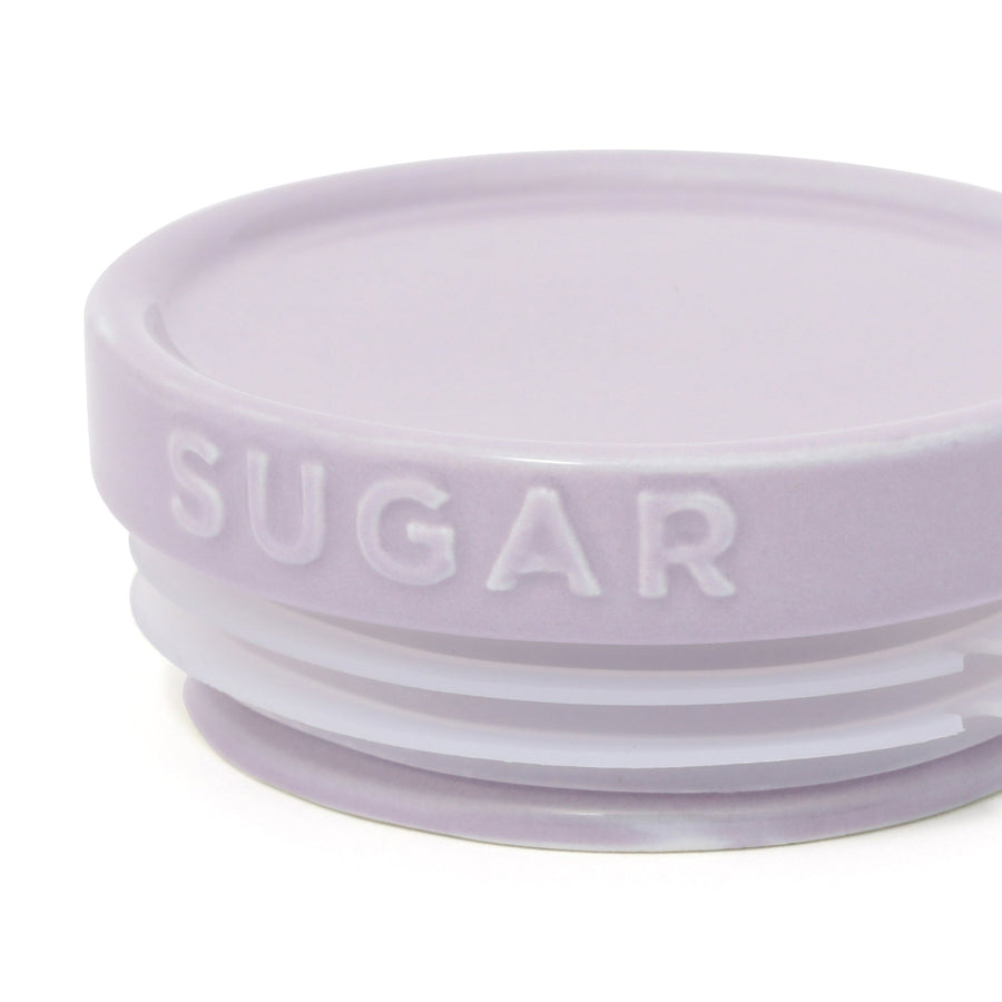 バイカラー マグキャニスター シュガー パープル×アイボリー