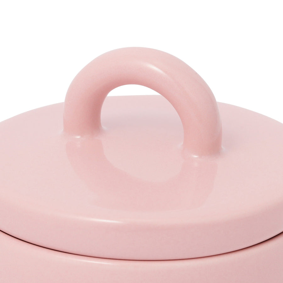 ロゴ キャニスター ピンク