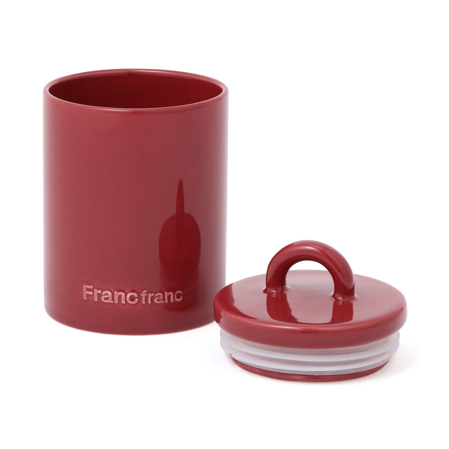 ロゴ キャニスター レッド